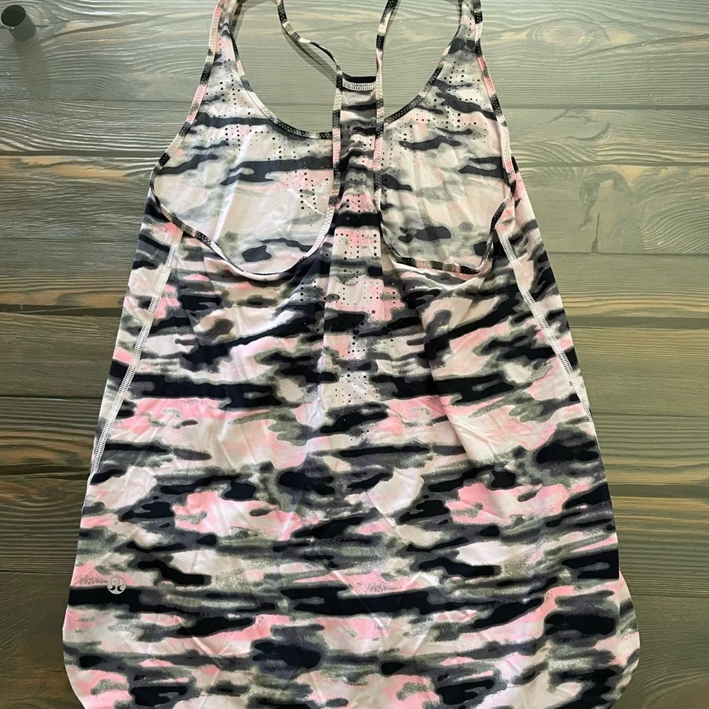 Lululemon Camo Print Tank Top